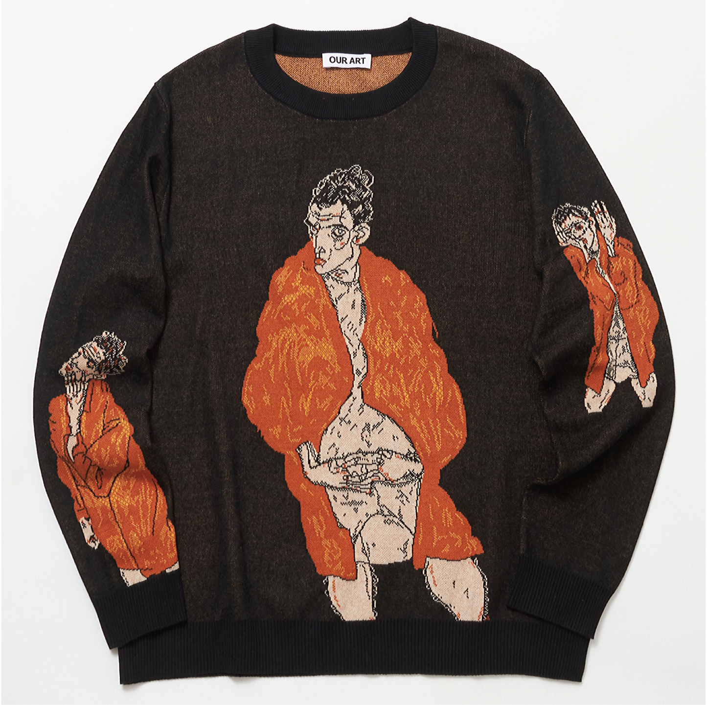 Egon Schiele - Pull en tricot