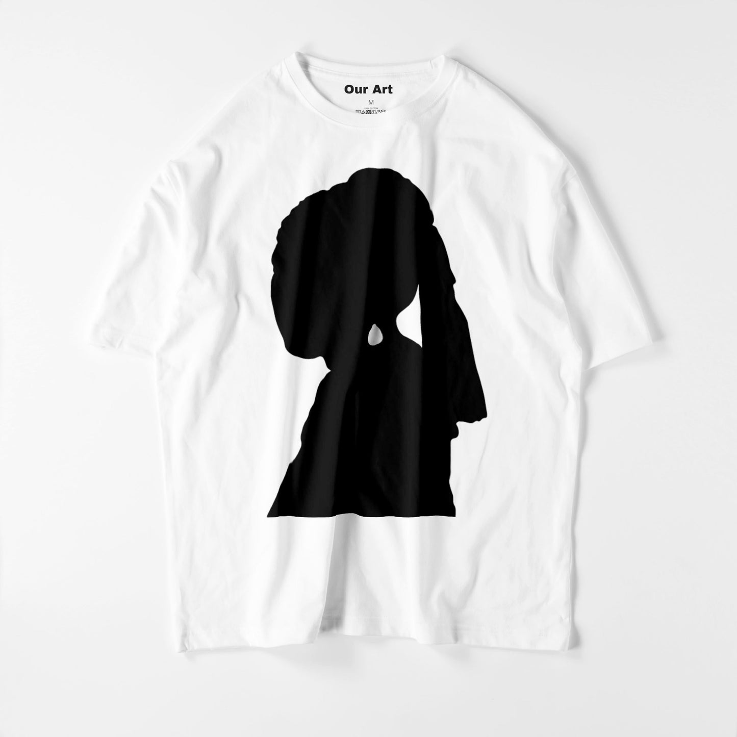 Girl with a Pearl Earring (t-shirt blanc)