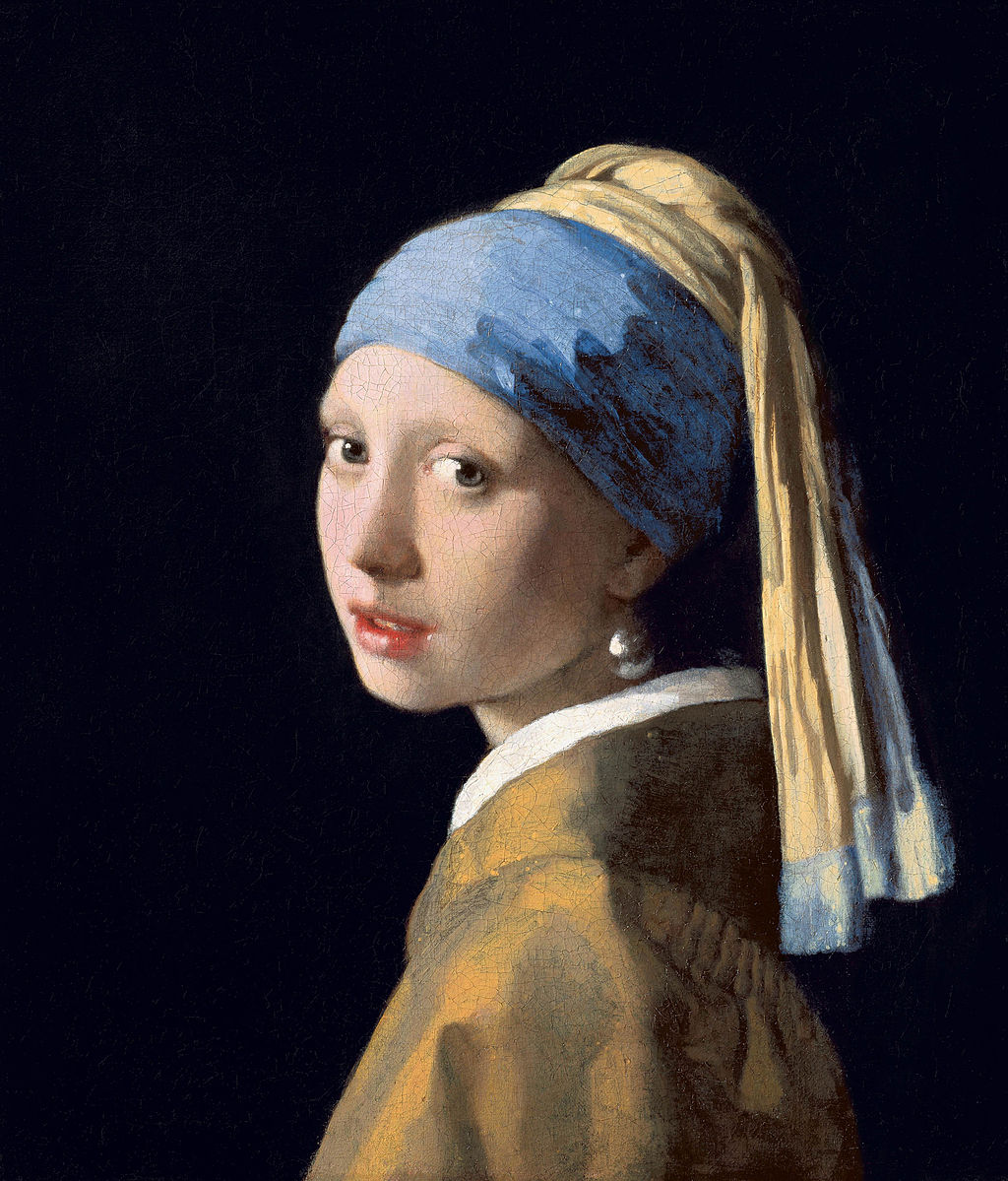 Girl with a Pearl Earring (t-shirt noir)