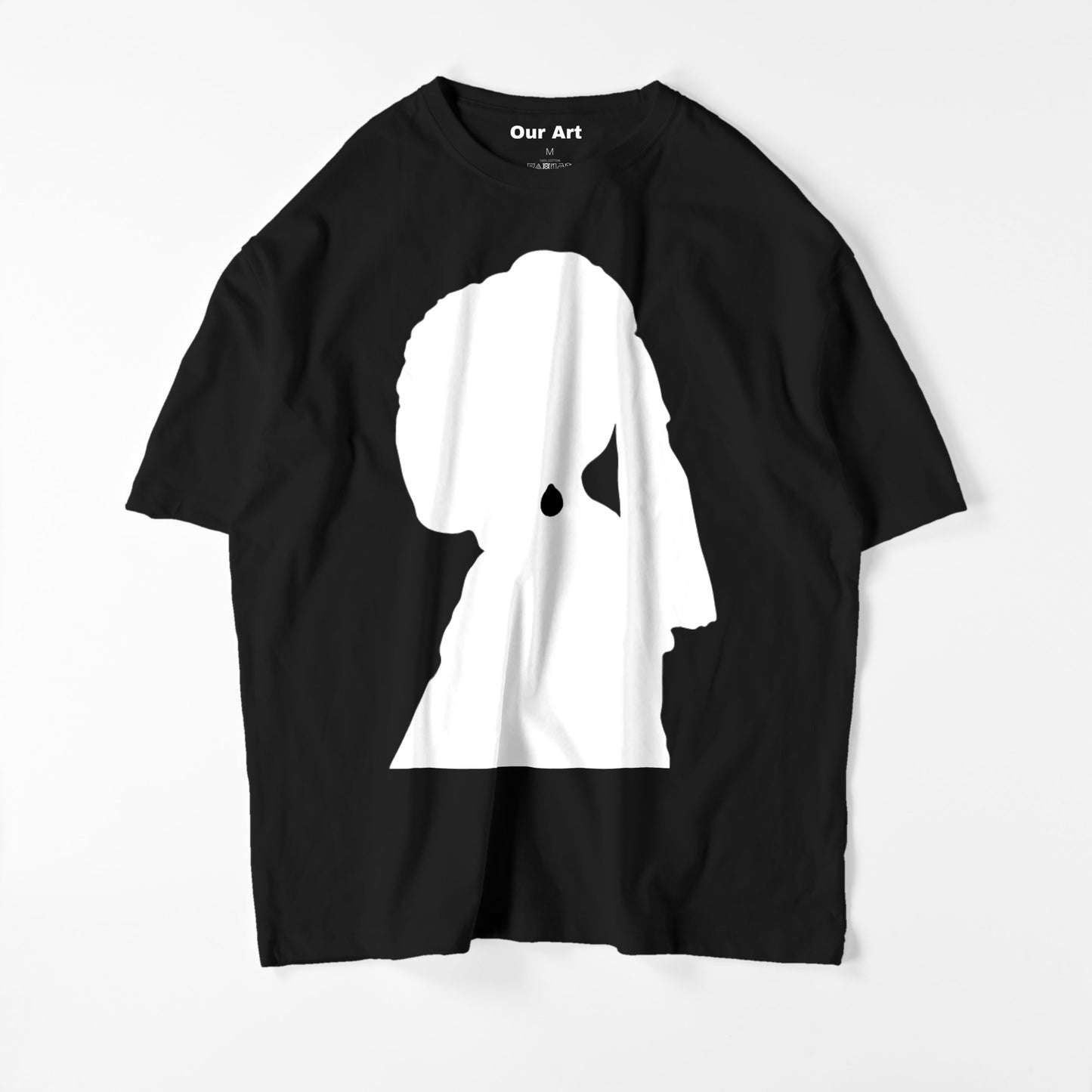 Girl with a Pearl Earring (t-shirt noir)