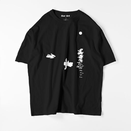 Impression Sunrise (t-shirt noir)