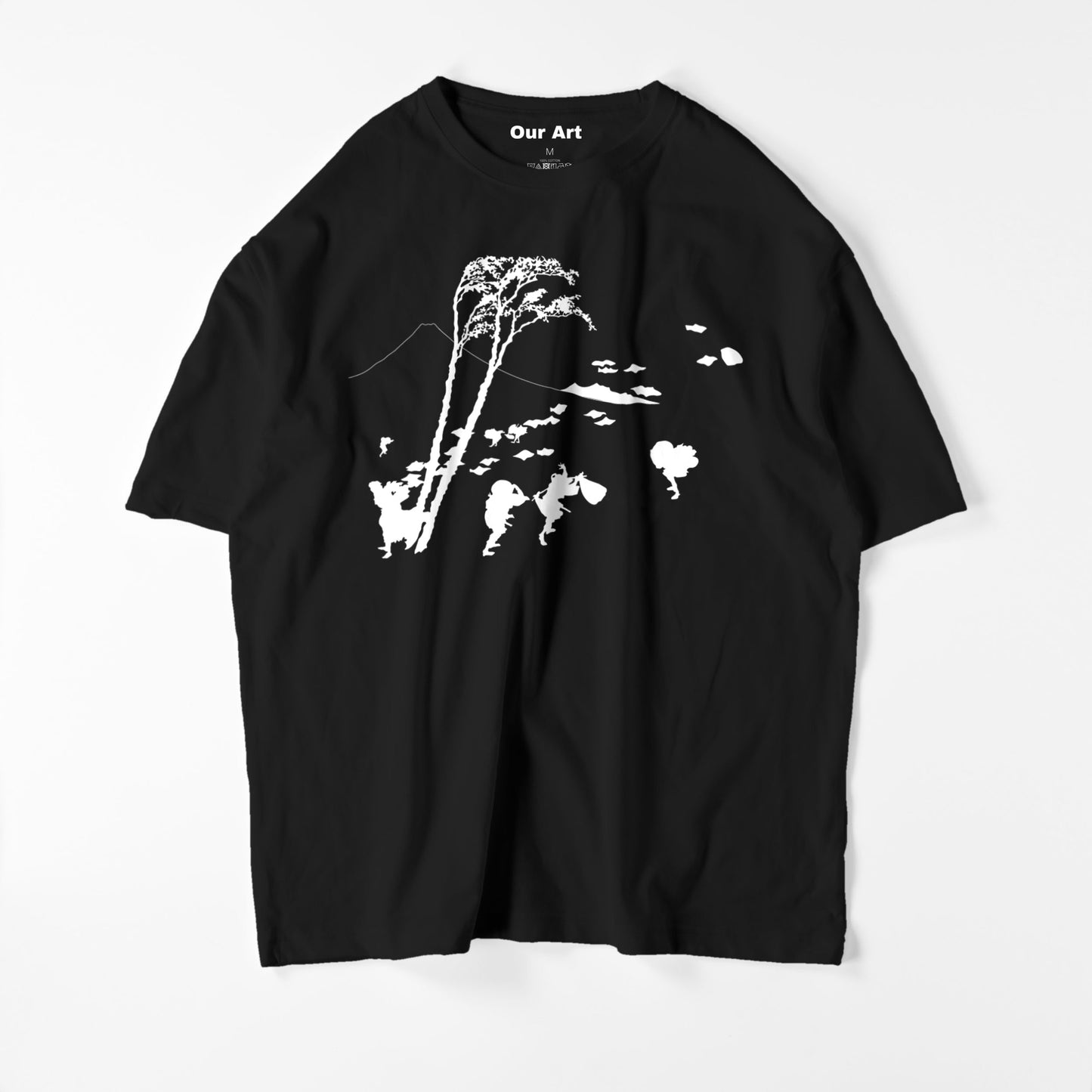 Ejiri dans la province de Suruga (T-shirt noir)