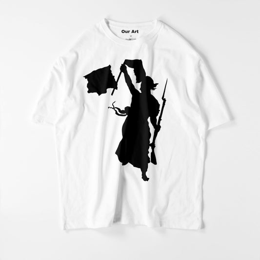 La liberté guidant le peuple (t-shirt blanc)