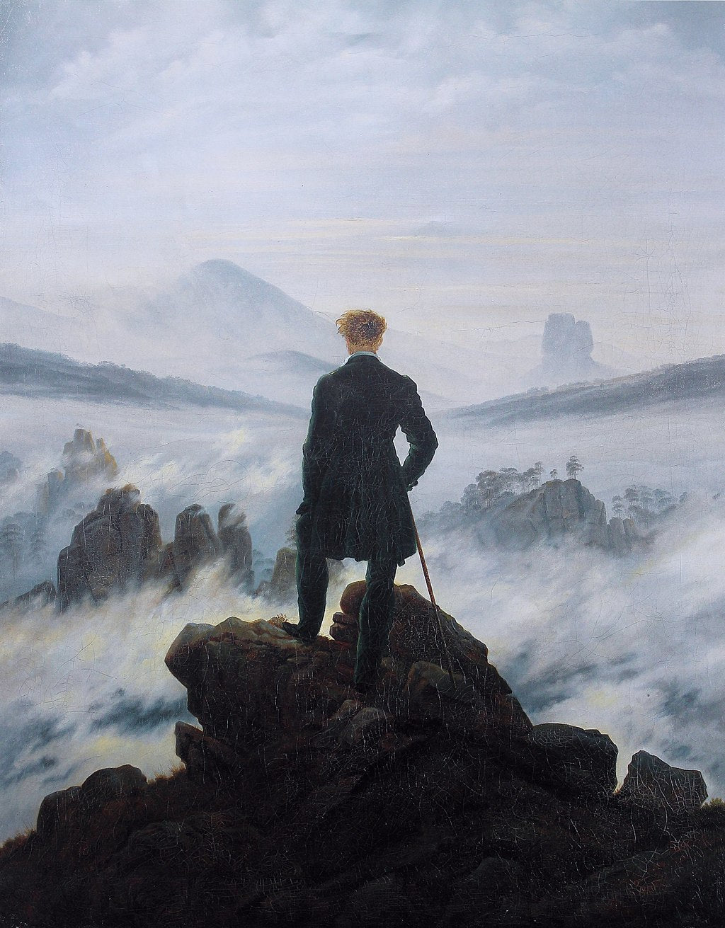 Wanderer above the Sea of Fog (T-shirt noir)