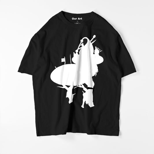 Jardin des délices de la terre (t-shirt noir)