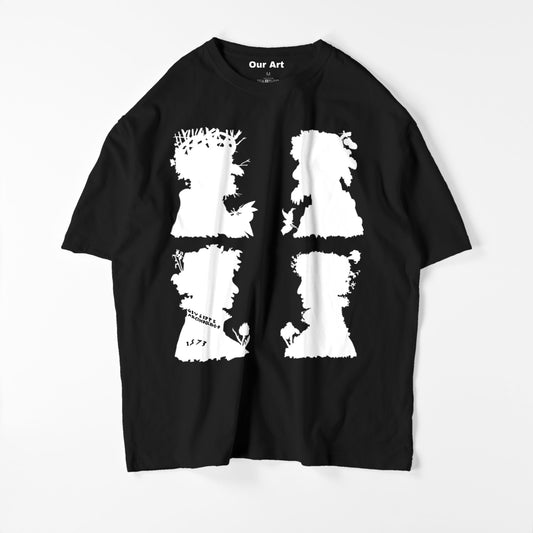 Four Seasons (t-shirt noir)