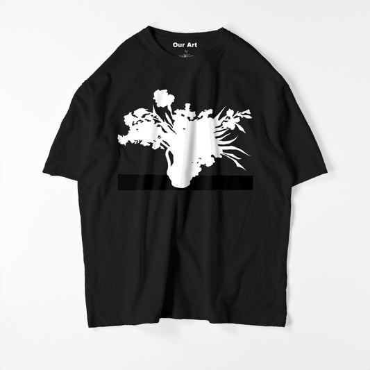 Irises (T-shirt noir)