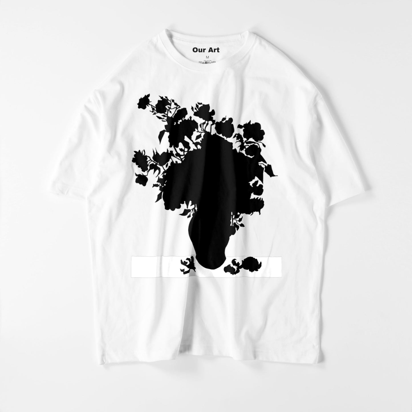 Roses (t-shirt blanc)