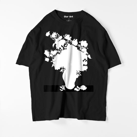 Roses (t-shirt noir)