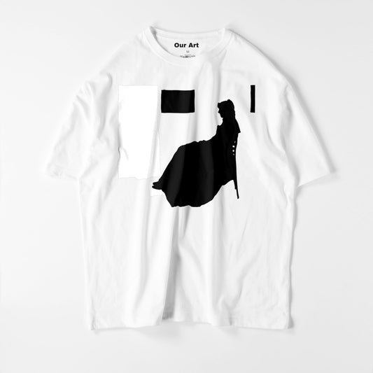 Arrangement en gris et noir No.1 (t-shirt blanc)